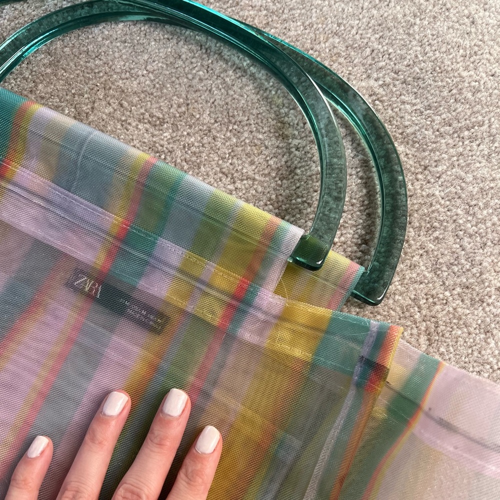 ZARA Mesh Tote Bag